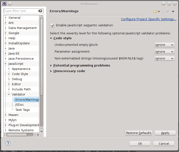 eclipse json compare view color